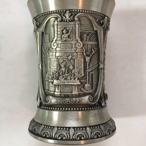 GERMAN WMF ZINN PEWTER CARL SPITZWEG BIEDERMEIER